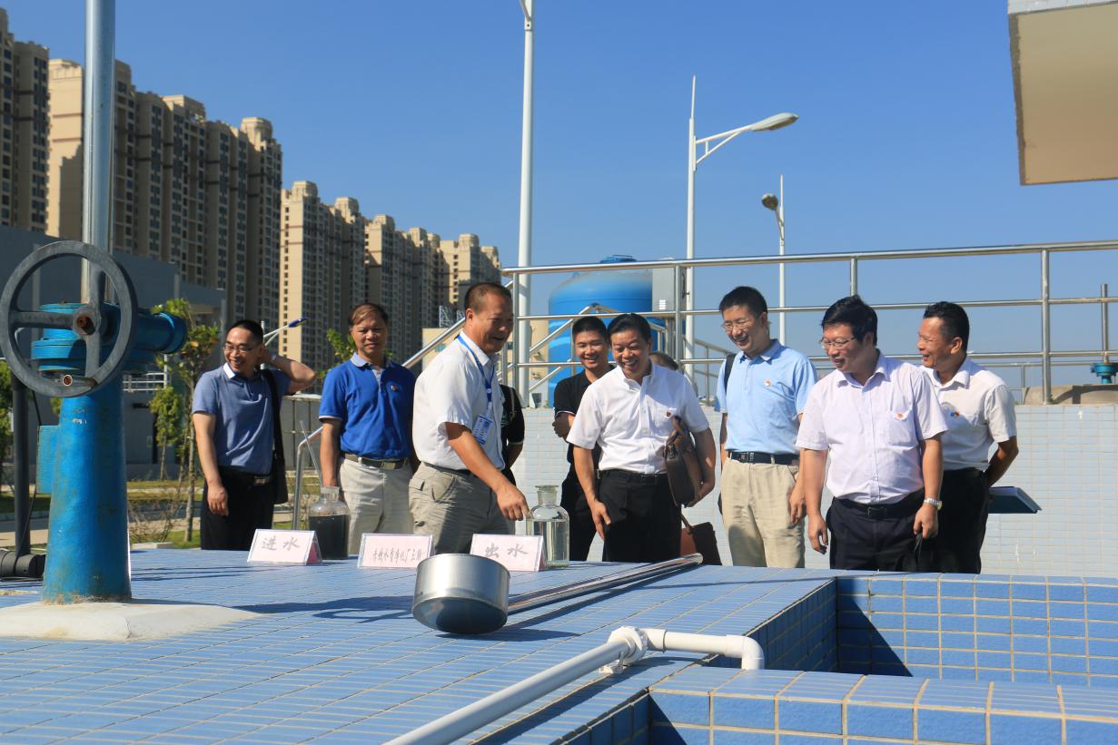 市国资系统党代表视察水务集团 市国资系统党代表视察水务集团