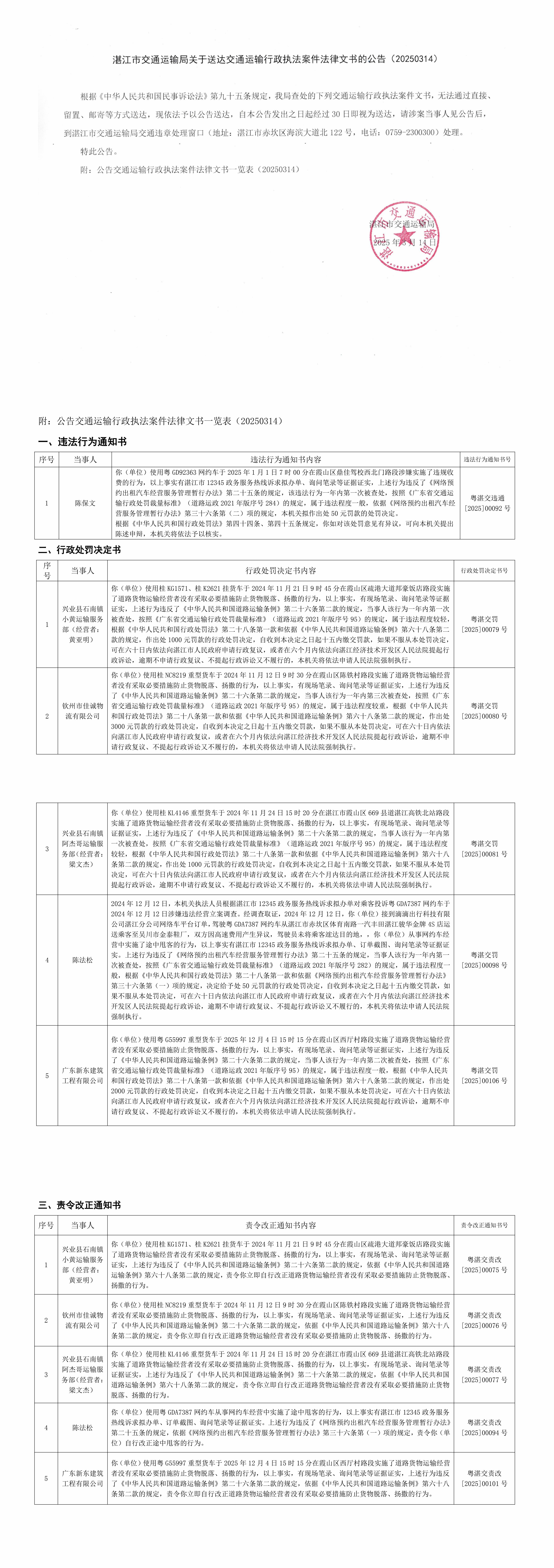湛江市交通运输局文书送达公告20250314_1.jpg